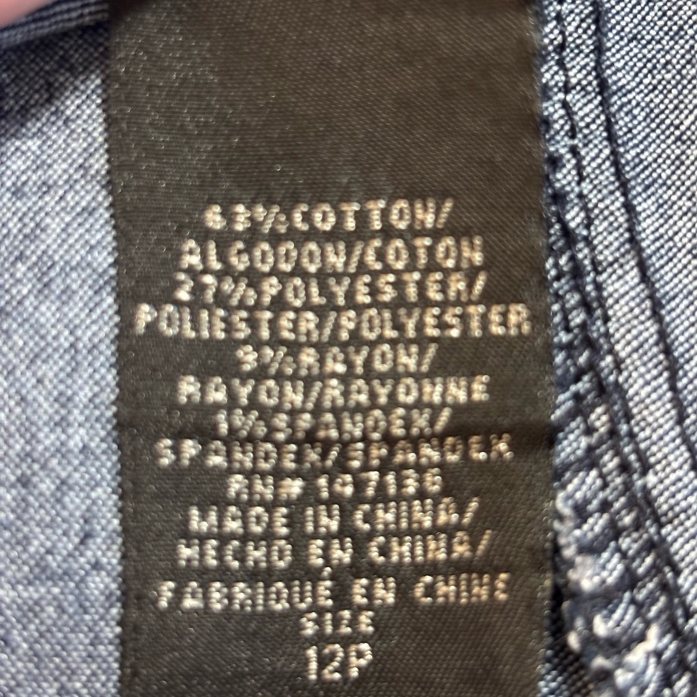 Navy Ankle Jeans — Slim Fit Stretch Denim — Cropped Blue Pants — Size 29 - Picture 6 of 8